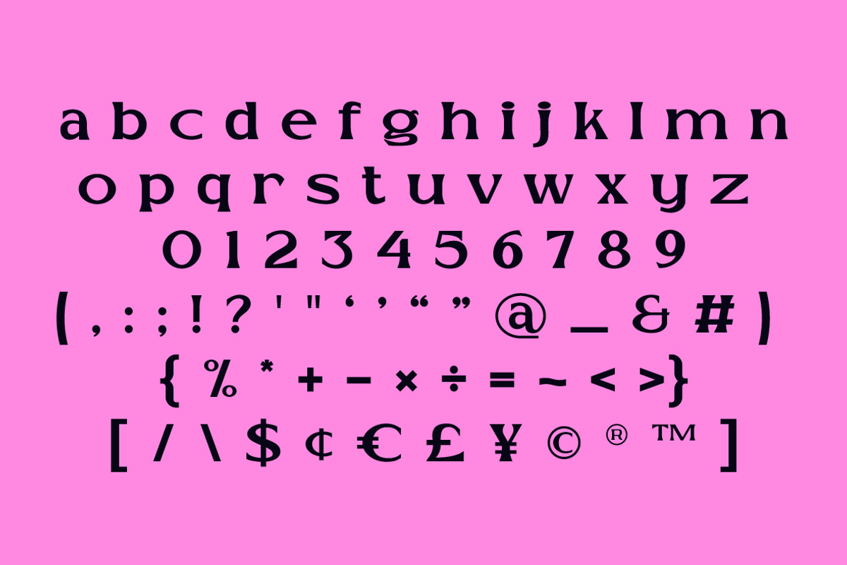 Vandguds - Serif Typeface, a Serif Font by Nian Keun Studio (Photo 4 of 10)
