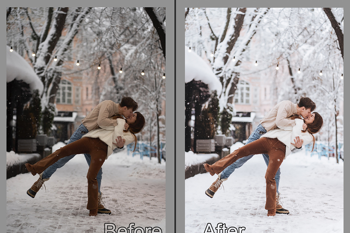 TOP10 Winter Film Lightroom Presets, an Action Add-On by Tekso (Photo 11 of 15)