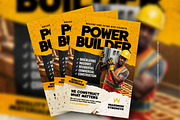 Construction Flyer Template, a Flyer Template by grafilker (Thumbnail 1 of 2)