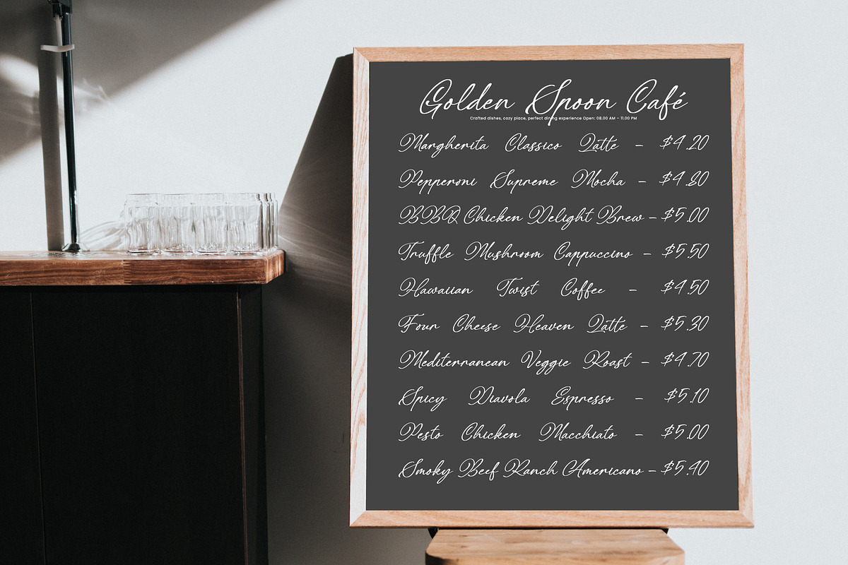 Benthisa Stylish Calligraphy Font, a Script Font by Letterena Studios Script (Photo 16 of 20)