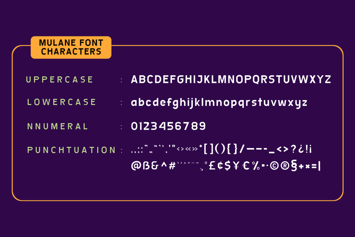 Mulane, a Sans Serif Font by twinstd (Photo 11 of 12)