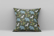 Cartoon Animals Seamless Patterns, a Pattern Graphic by Kotulska (Thumbnail 8 of 8)