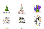 Christmas Big Lettering Kit, an Object Graphic by zao4nik (Thumbnail 1 of 5)