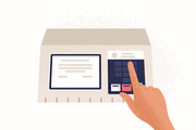 Brazilian electronic voting urn, a Technology Illustration by Good Studio (Thumbnail 1 of 3)