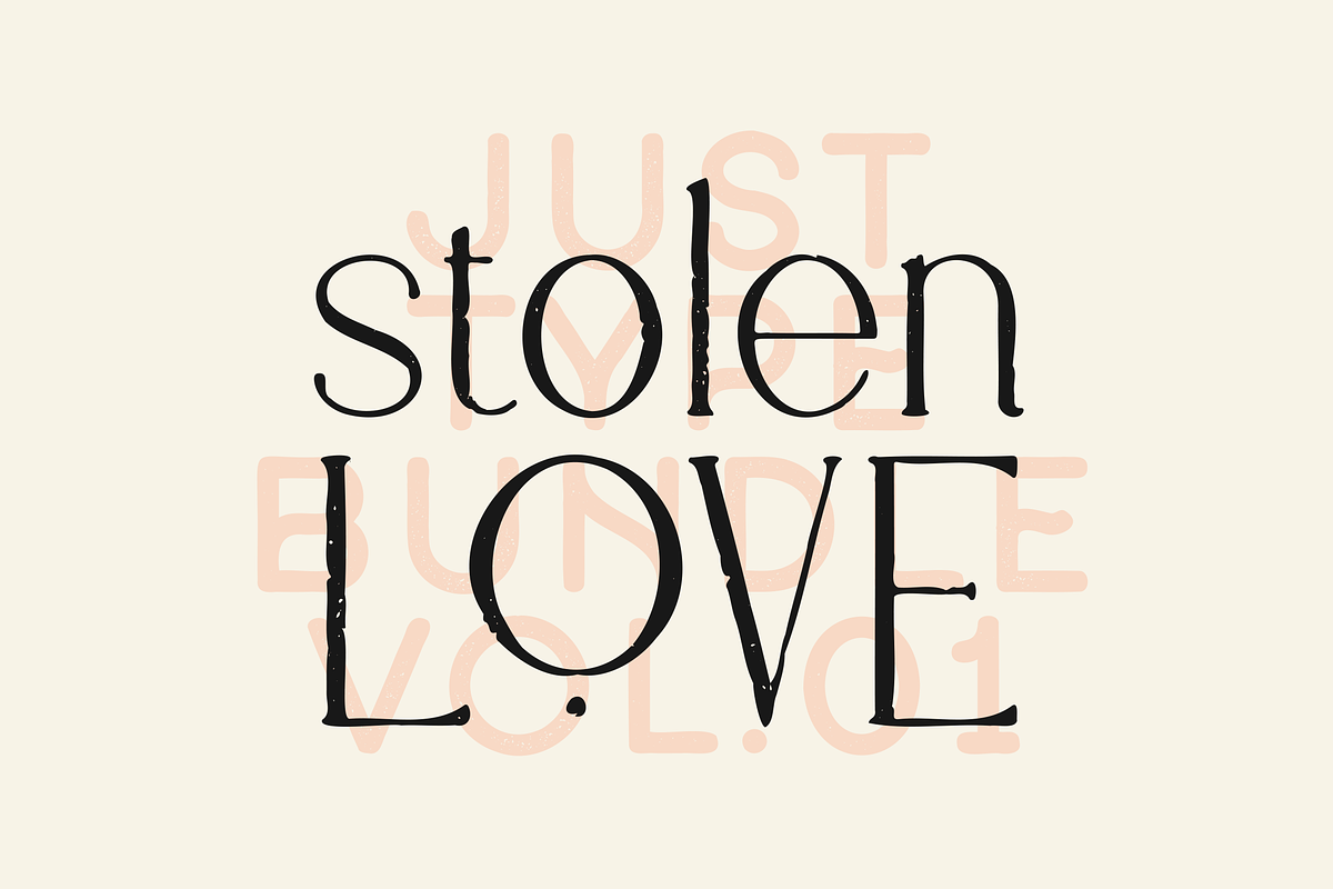 Just Type Bundle Vol.01 - 300 fonts, a Serif Font by VP Fonts (Photo 18 of 19)