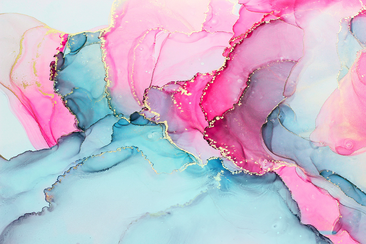 Colorful alcohol ink texture, a Texture Graphic by Anntuan (Photo 2 of 16)