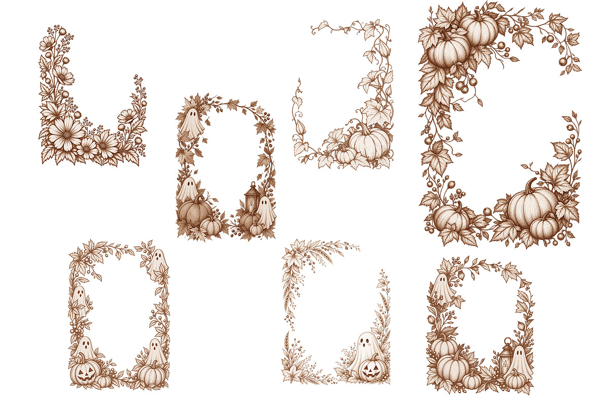 Autumn Vintage Graphic Collection, an Object Graphic by Vasmila (Photo 9 of 11)