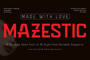 Mazestic Sans, a Sans Serif Font by Lemon Studio Type (Thumbnail 1 of 6)