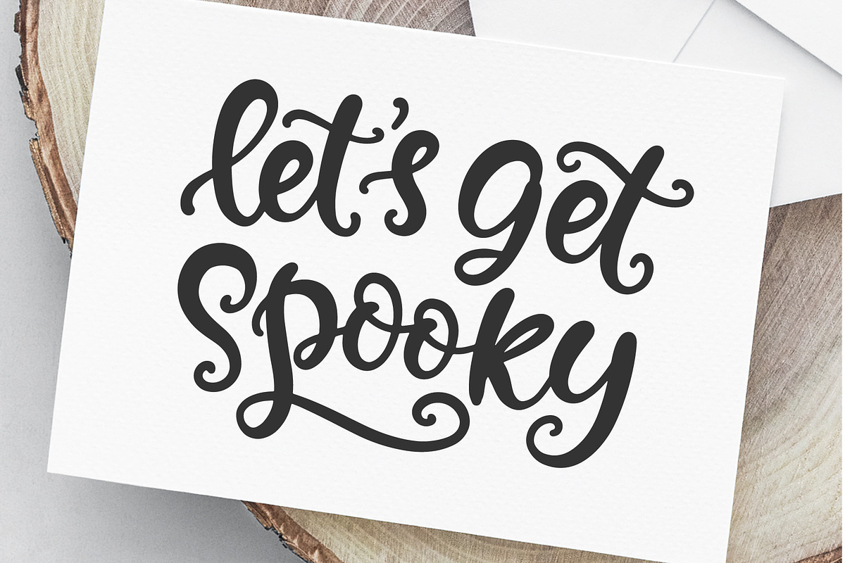 Halloween Lettering, Tags, Pumpkins, an Object Graphic by Katrinelly (Photo 14 of 14)