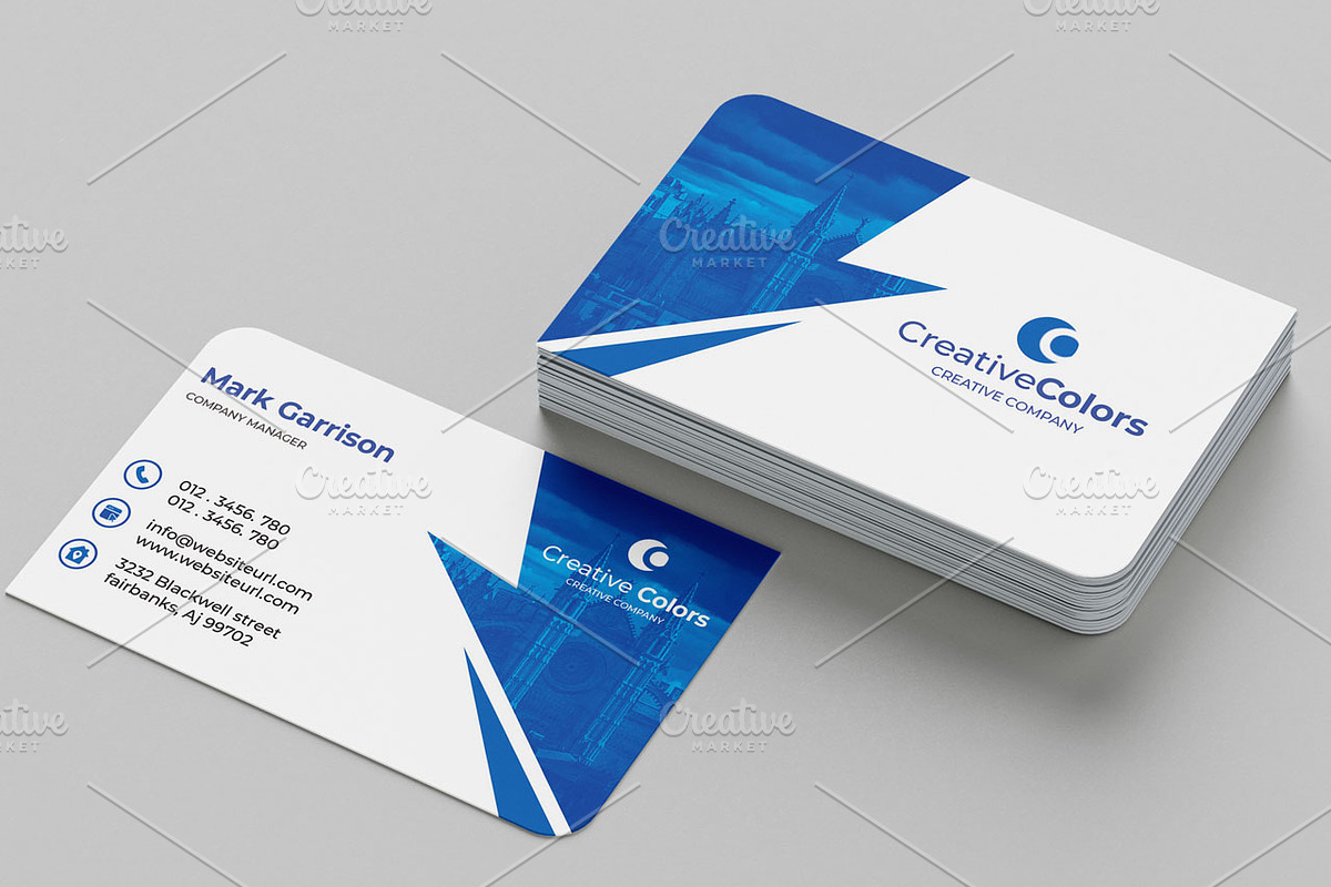 Clean Modern Business Card Template, a Business Card Template by Sagar Gabol (Photo 2 of 2)