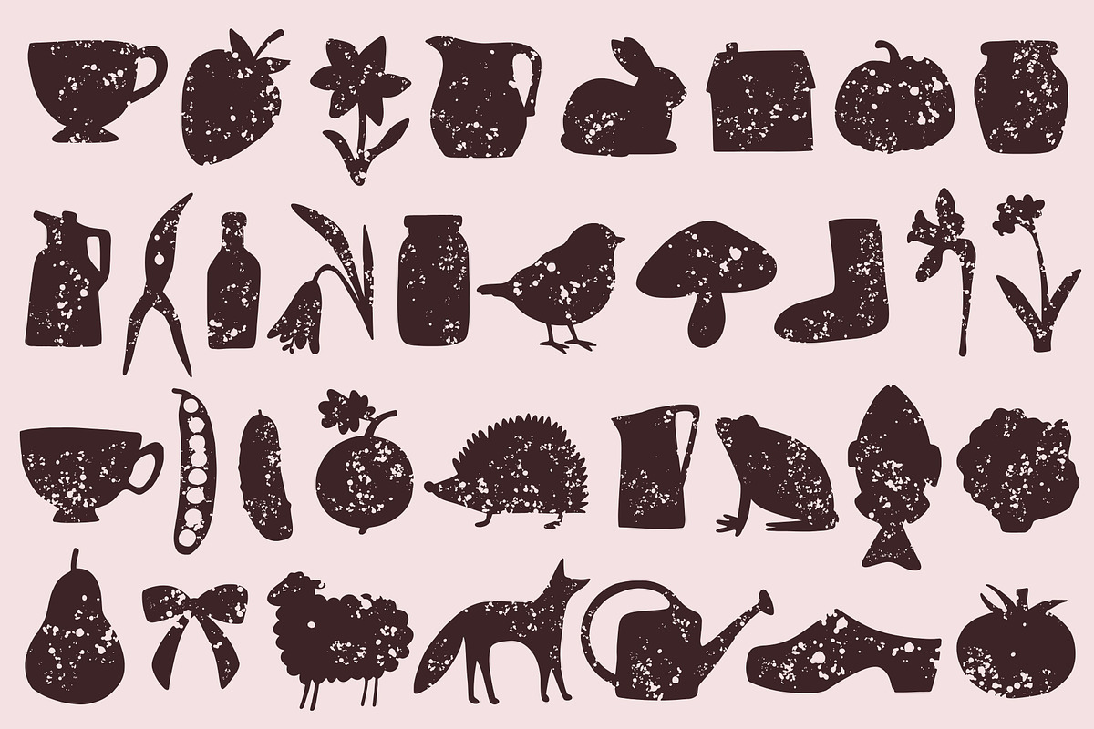 Cottagecore: 100 Farm & Garden Pack, a Decorative Illustration by Veyla (Photo 3 of 14)