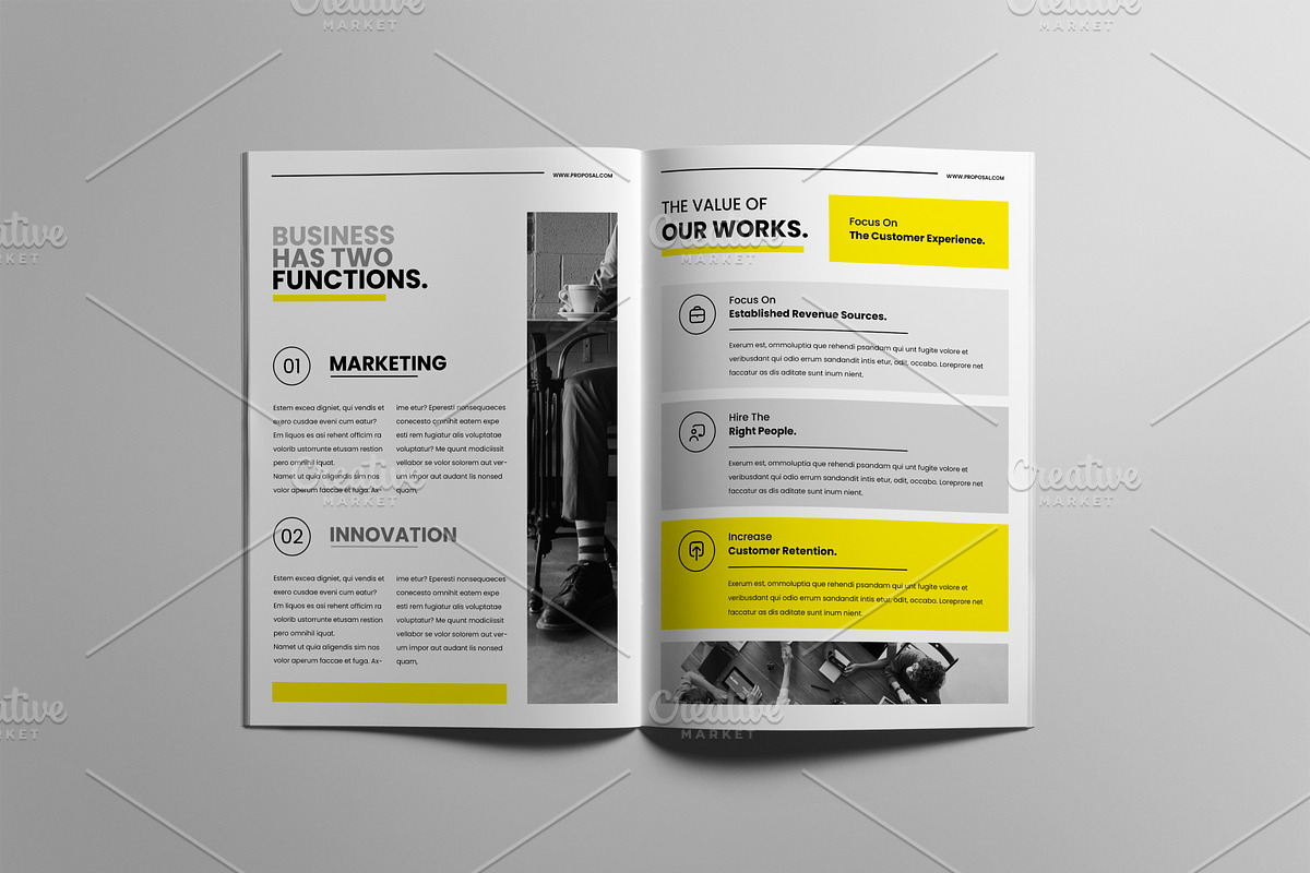 Company Project Proposal Design, a Brochure Template by FlyeredTemplate (Photo 7 of 18)