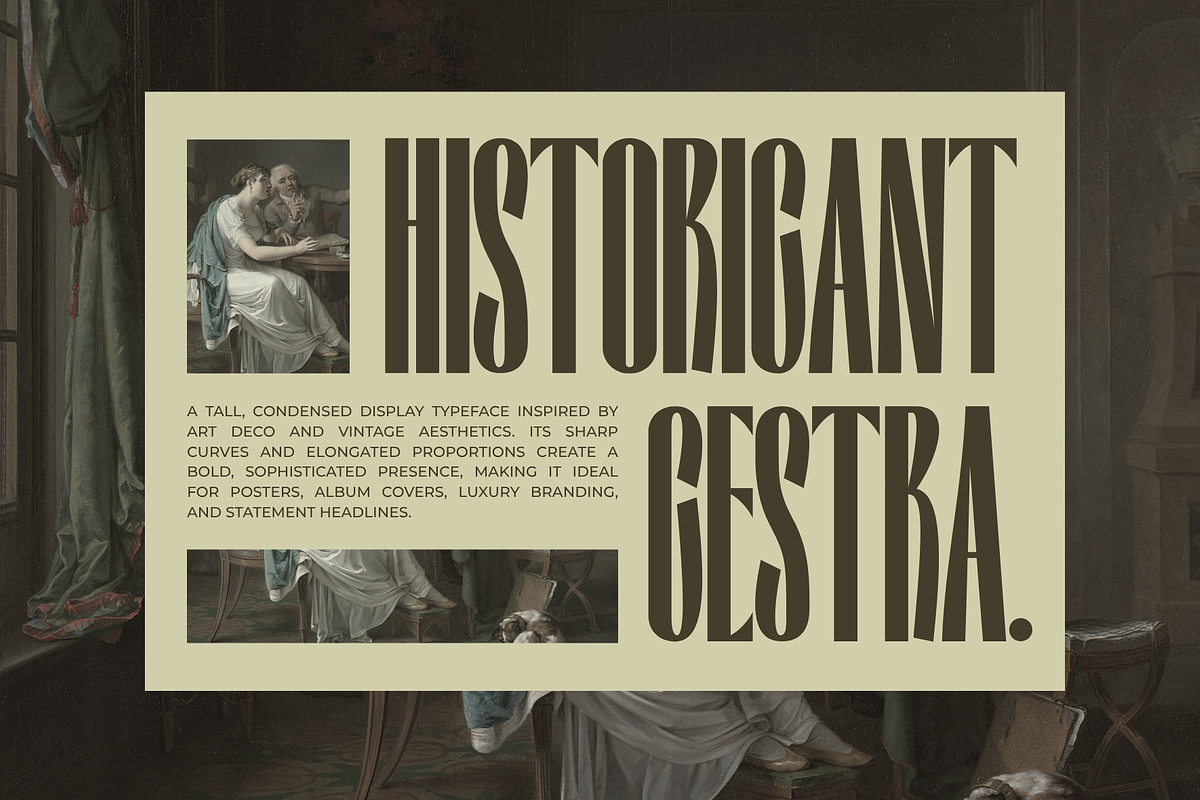 Chamberd – Luxury Condensed Typeface, a Sans Serif Font by MaikoHatta (Photo 3 of 7)