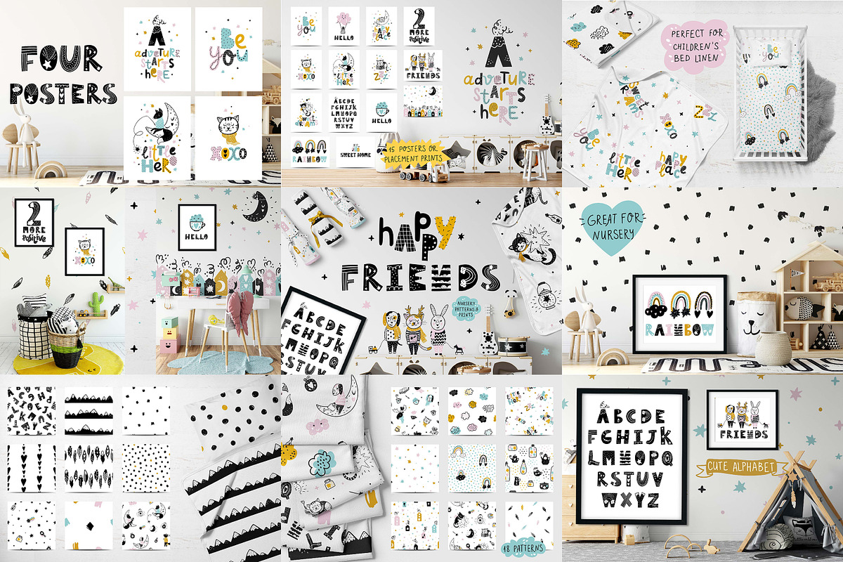 Bundle illustration, baby animals, an Animal Illustration by OxanaTally (Photo 10 of 13)