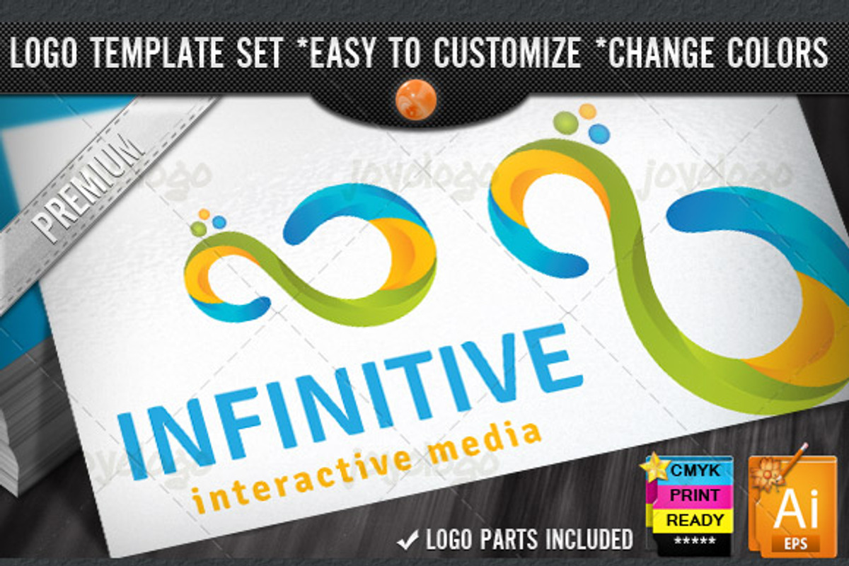 Creative Match Loop 3D Infinity Logo, a Branding & Logo Template by joyologo (Photo 1 of 3)