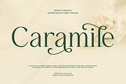 Caramile - Classy Elegant Serif Font, a Serif Font by Font Liner (Thumbnail 1 of 10)