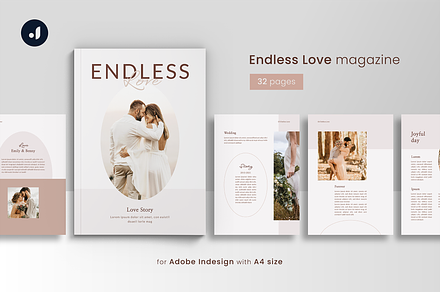 Endless Love Magazine, a Magazine Template by Jump Studio
