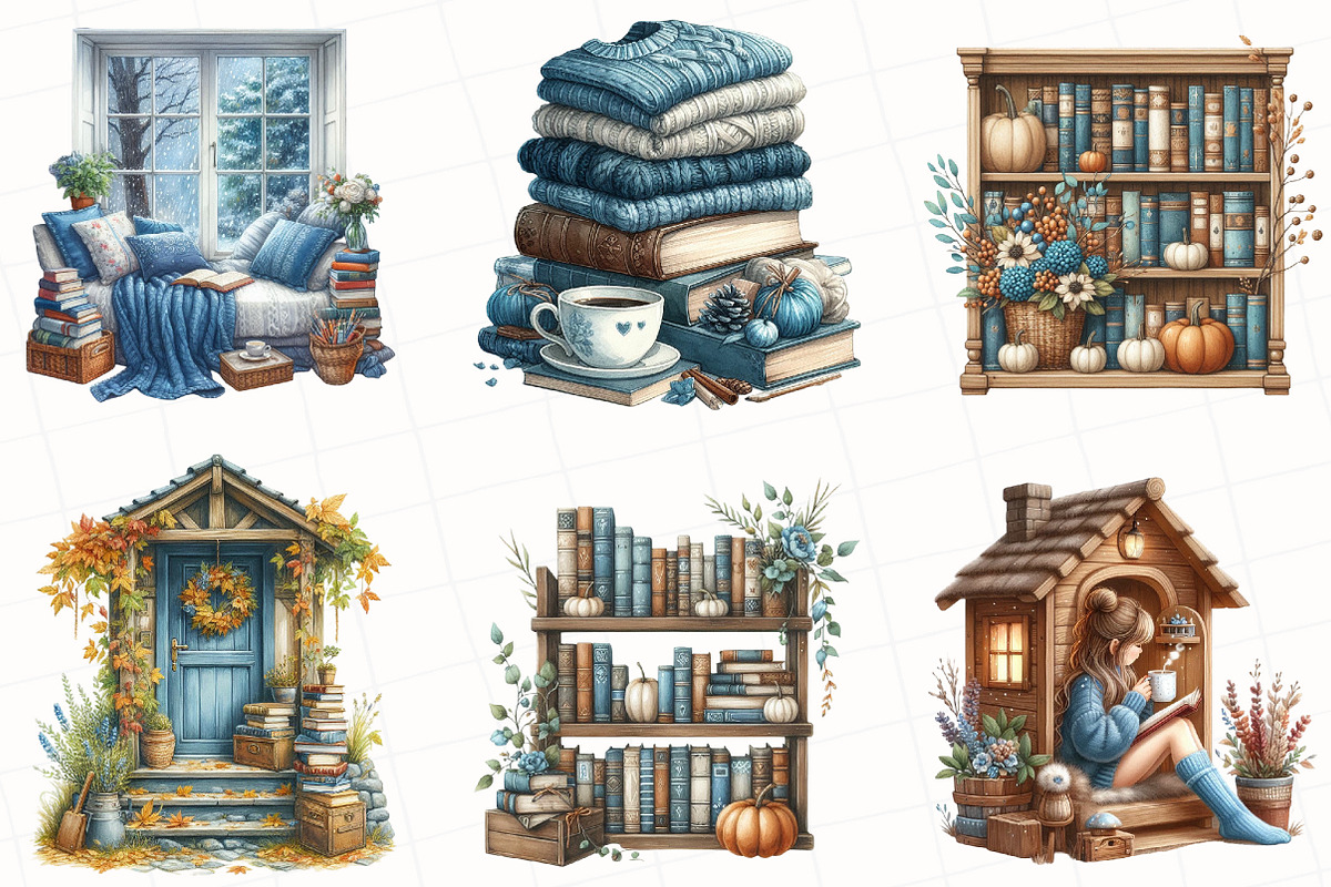 Cozy Autumn Planner Clipart, an Illustration by OK Design (Photo 3 of 5)