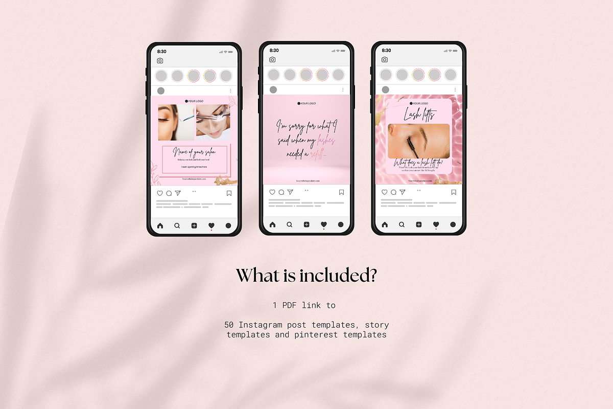 Lash Technician Template | Canva, a Social Media Template by The Social Stuff (Photo 4 of 9)