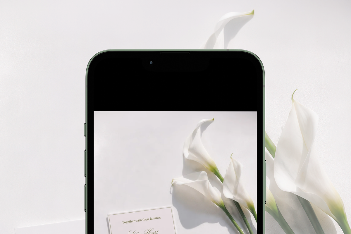 Floral Invitation & RSVP Set Mockup, an Advertising Mockup by Serenefeeling (Photo 6 of 7)