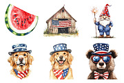 4th of July Sublimation png, an Illustration by DreamArtGraphic (Thumbnail 3 of 4)