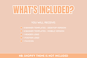Shop Banner Templates - Boho Themed, a Shopify Template by SunshineStudioBoutique (Thumbnail 2 of 9)