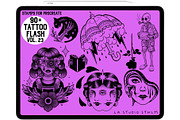 Tattoo Flash Vol. 23 - Stamp Set, a Brush Add-On by LA Studio Sthlm (Thumbnail 4 of 6)