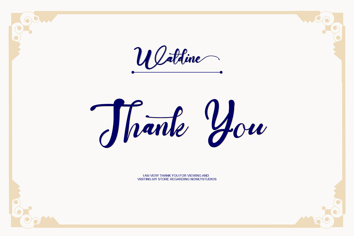 Waldine, a Handwritten Font by Nowlystudios (Photo 8 of 8)