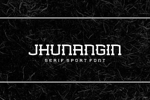 Jhunangin - Font, a Serif Font by artchiles_design