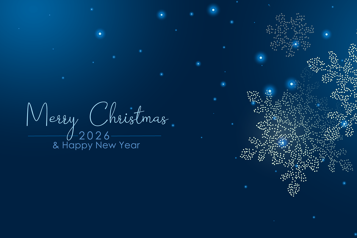 Abstract Merry Christmas and New Yea, a Decorative Illustration by Valenty (Photo 2 of 3)