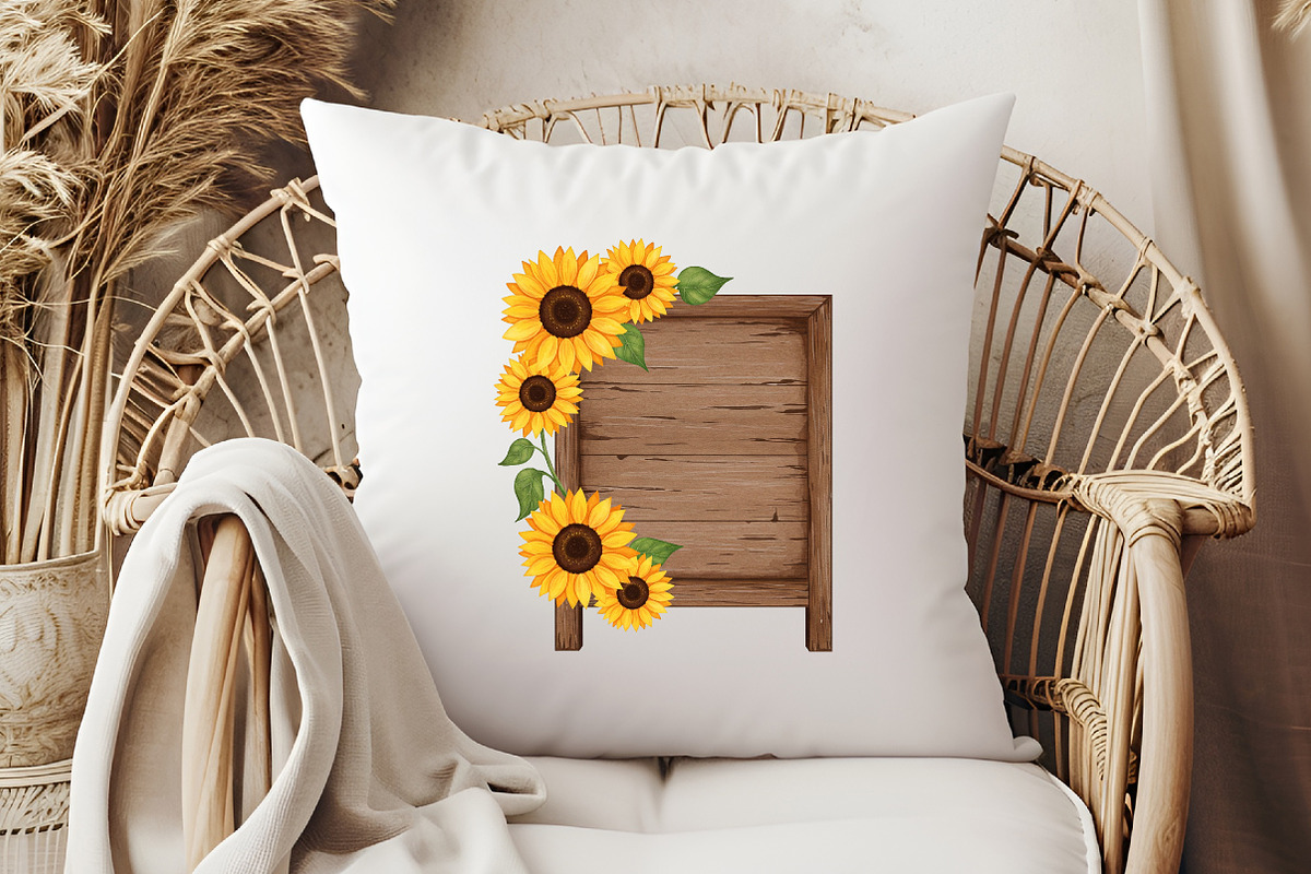 Vintage Sunflowers Autumn Clipart, an Illustration by Libby Wishes (Photo 6 of 11)