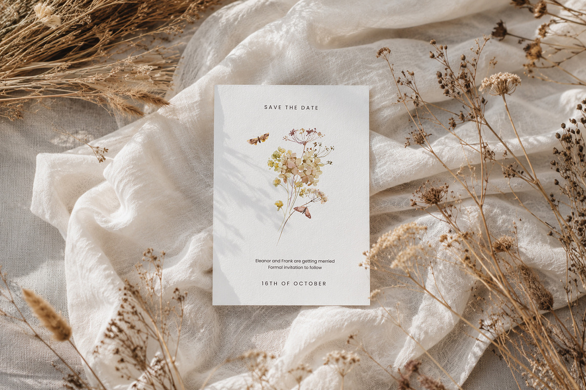 Autumn Meadow Watercolor Florals, a Seasonal Illustration by Yuliia Lashevska (Photo 3 of 14)