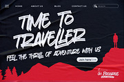 On Progress - Authentic Brush Font, a Font by Gassstype (Thumbnail 4 of 8)