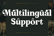 Mistys Relrica  Modern Retro Serif, a Serif Font by Letterena Studios (Thumbnail 12 of 15)
