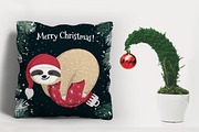 Sloth's Christmas Set, a Pattern Graphic by Dasha_D (Thumbnail 2 of 4)