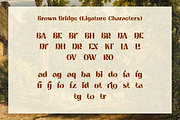 Brown Bridge | Art Deco Display Font, a Sans Serif Font by Ekahermawan (Thumbnail 14 of 15)