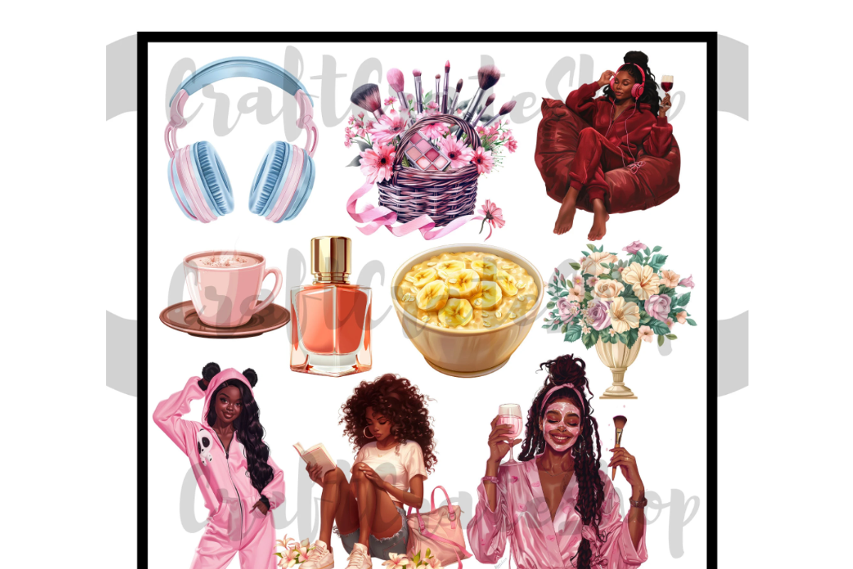 Self Love Clipart, an Illustration by CraftCrateShop (Photo 5 of 8)