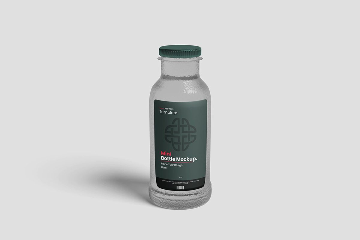 Glass Bottle Mockup, a Product Mockup by bimockup (Photo 2 of 6)