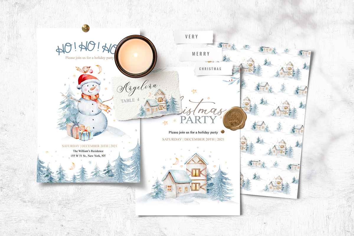 70% off Watercolor Christmas Bundle, an Animal Illustration by Peace ART (Photo 25 of 37)