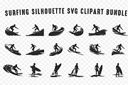 Surfing With Surfboards SVG Bundle, a Person Illustration by Gfx Expert Team (Thumbnail 2 of 3)