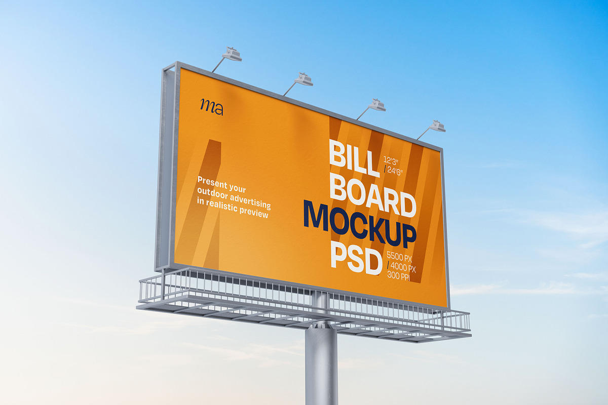 Billboard Mockup Set, a Print Template by mockupatelier (Photo 11 of 12)