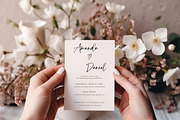 Editable Minimalist Wedding Invite, an Invitation Template by LucaTheme (Thumbnail 2 of 6)