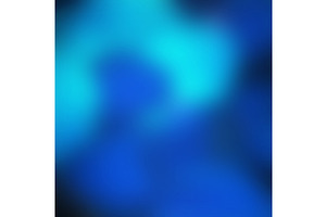 Blue Abstract Blurred Background