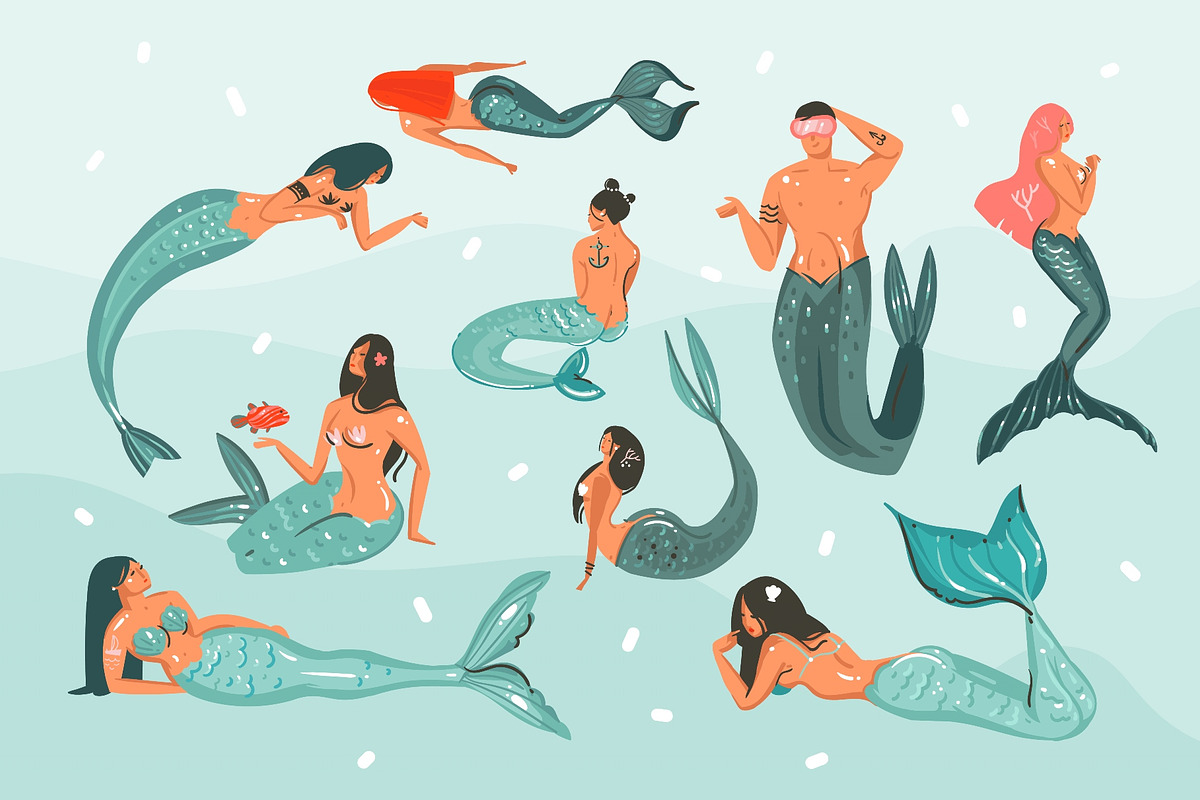Mermazing Life 30% OFF!, an Animal Illustration by Anastasy_helter (Photo 2 of 21)