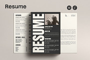 Resume - CV - Letter, a Resume Template by ArtisanaAura (Thumbnail 1 of 5)