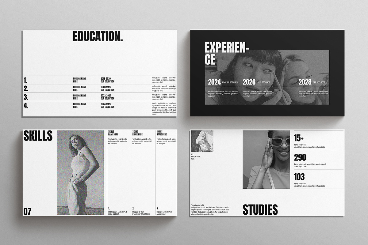 Brand Portfolio Presentation, a Presentation Template by E-Type (Photo 3 of 4)