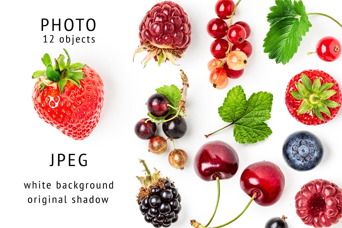 Fresh berries, an Object Graphic by ifiStudio (Photo 2 of 3)