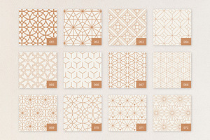 80 Geometric Seamless Patterns.