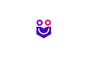 Abstract smiling face logo. Creative, an Object Illustration by Bureau