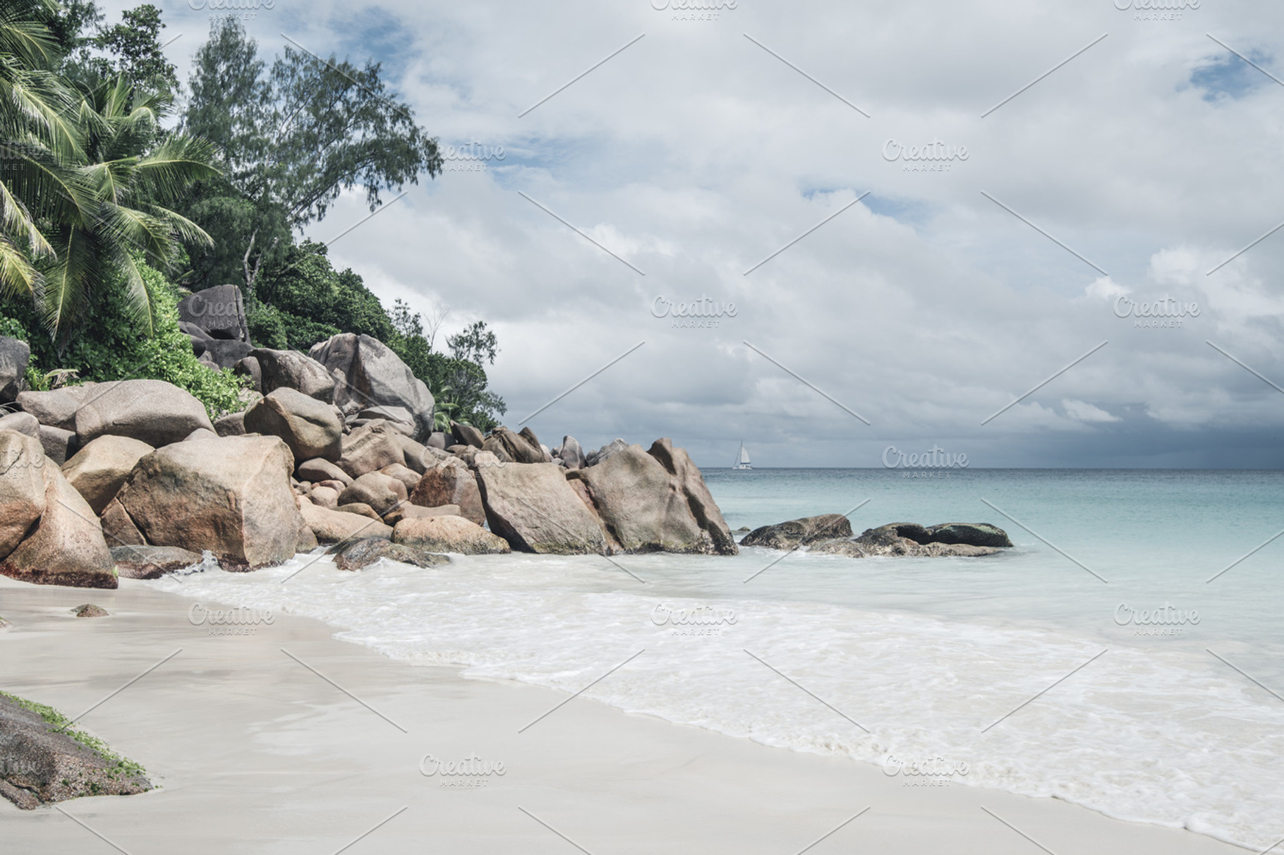 Seychelles containing anse, bay, and beach, a Nature Photo by Ekaterina Grivet